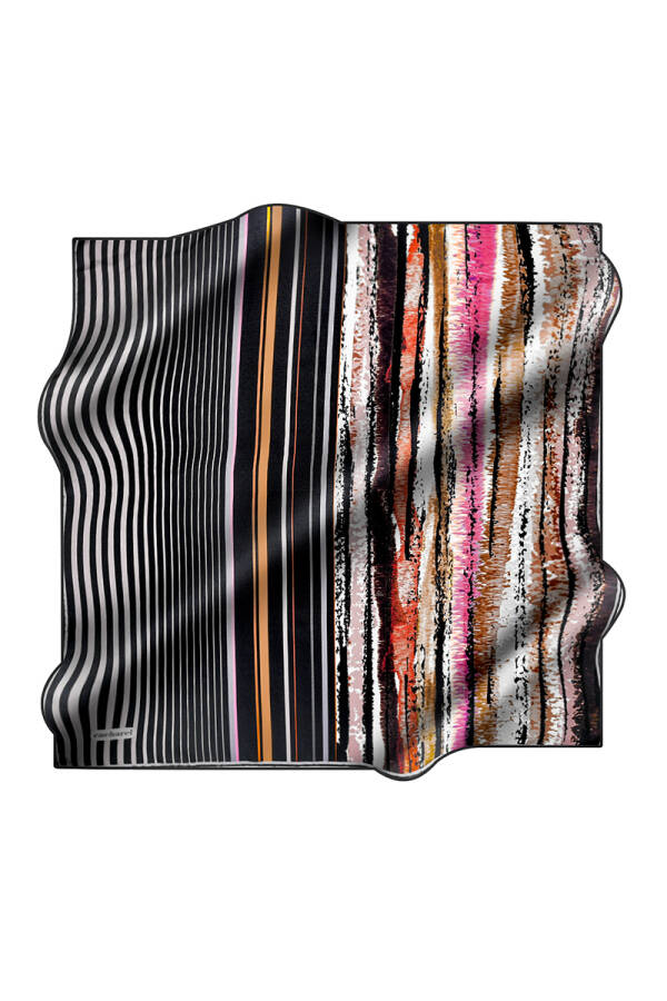 Geometrik Desenli 90X90 Cacharel Tivil Eşarp - 1