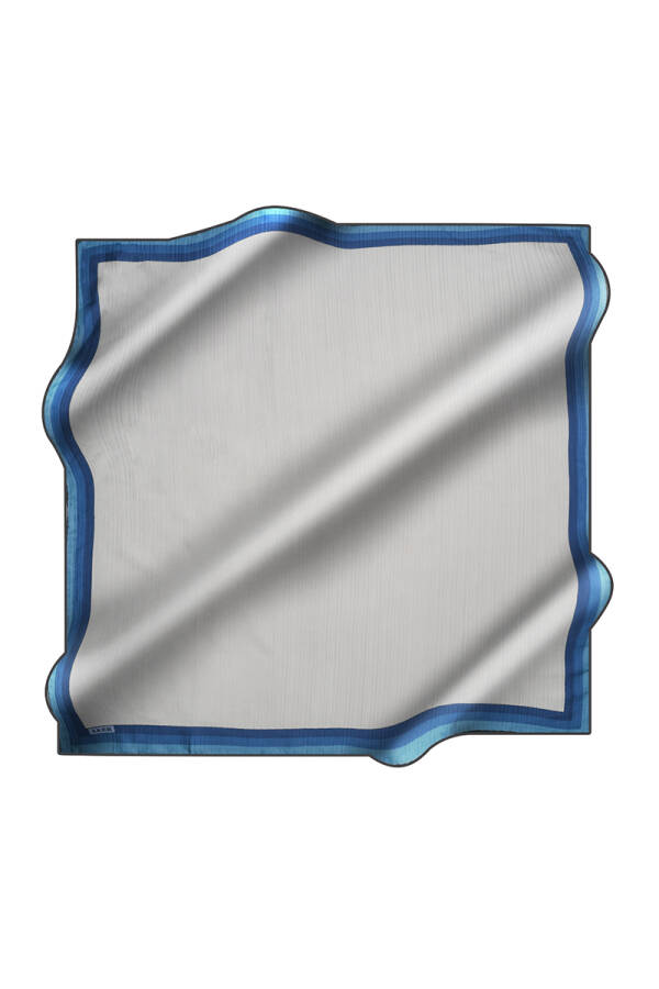 Düz Renk 90X90 İpek Jakar - Aker