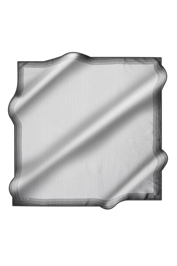 Düz Renk 90X90 İpek Jakar - 1