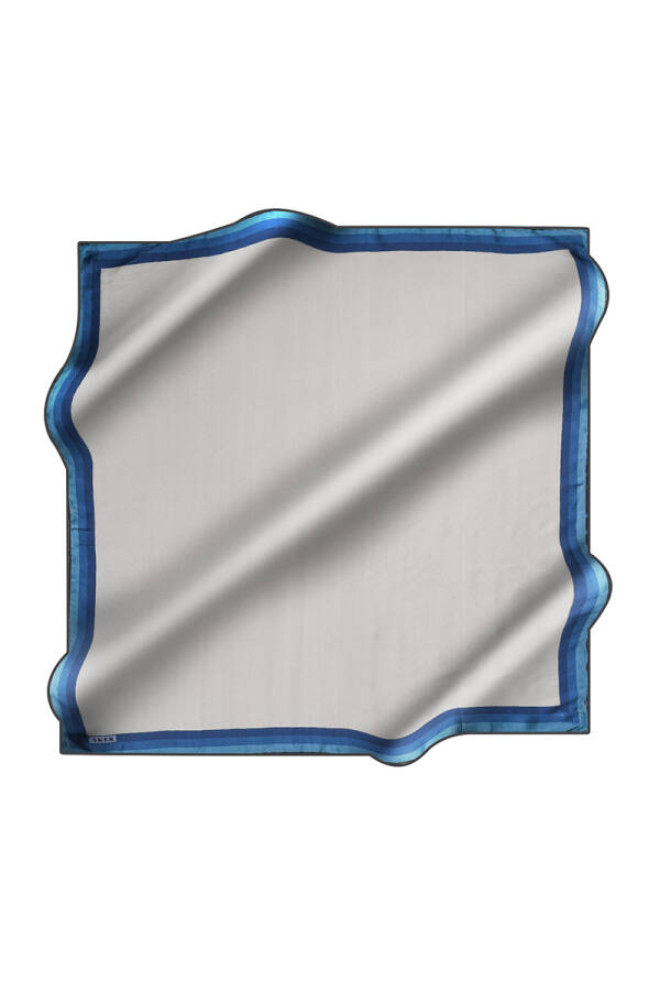 Düz Renk 90X90 İpek Jakar - 1