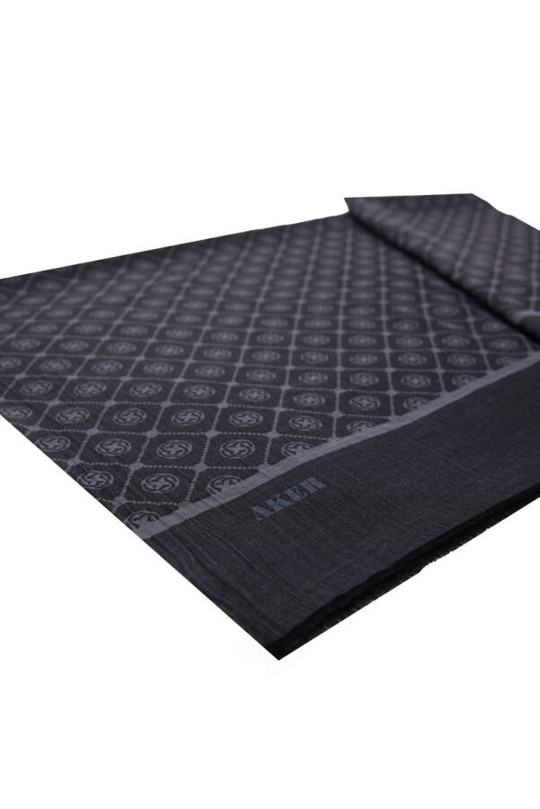 Antrasit Cotton Şal - Aker (1)