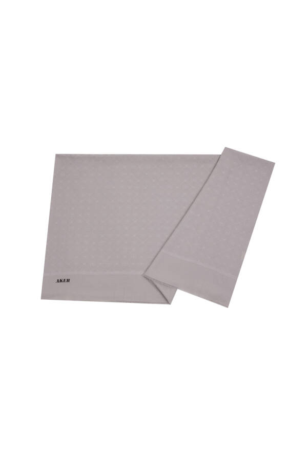 Gri Cotton Şal - Aker