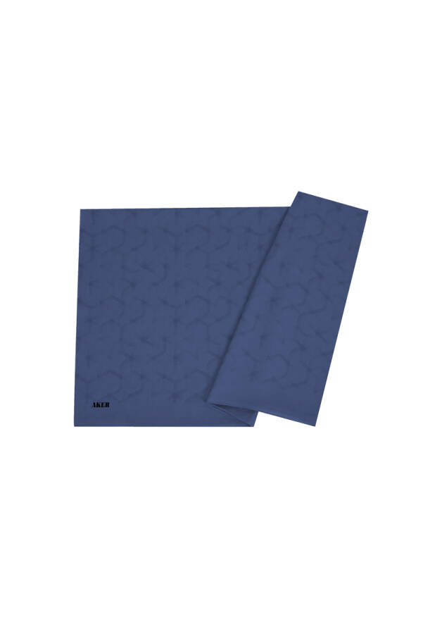 Mavi Karma Şal - Aker