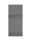Gri 70X190 Dama Monogram Şal 