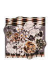 Çiçek Desenli 90X90 İpek Twill Eşarp 