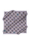 Logo Desenli 90X90 Aker İpek Tivil Eşarp - 1