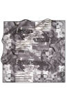 Çiçek Desenli 90X90 Cacharel Twill Eşarp - 1