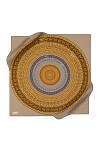 Zincir Desenli 90X90 İpek Twill Eşarp 