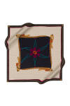 Renkli 90X90 İpek Twill Eşarp 