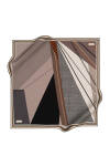 Geometrik Desenli 90X90 Pierre Cardin Krep Saten Eşarp 