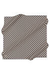 Geometrik Desenli 90X90 Aker İpek Krep Saten Eşarp 