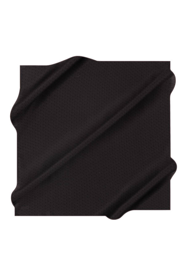 Geometrik Desenli 90X90 Aker İpek Krep Saten Eşarp - 1