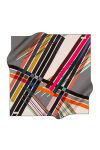 Geometrik Desenli 90X90 İpek Twill Eşarp - 1