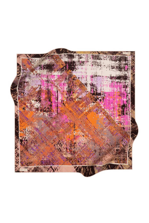 Fırça Desenli 90X90 Pierre Cardin Tivil Eşarp - 1