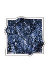 Leopar Desenli 90X90 Aker İpek Krep Saten Eşarp 