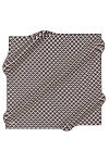 Geometrik Desenli 90X90 Aker İpek Tivil Eşarp 