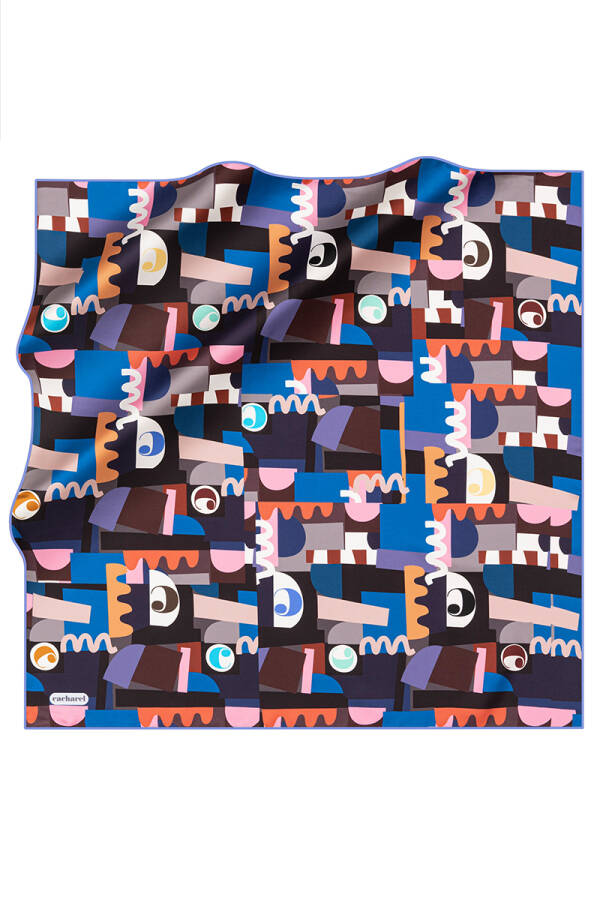 Renkli 90X90 Cacharel Twill - Cacharel