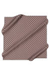 Geometrik Desenli 90X90 Aker İpek Tivil Eşarp 