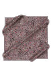 Geometrik Desenli 90X90 İpek Twill Eşarp - 1