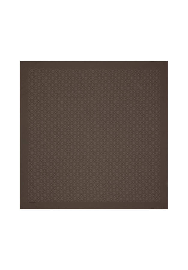 Kahverengi 100X100 Elegans Eşarp - Pierre Cardin (1)
