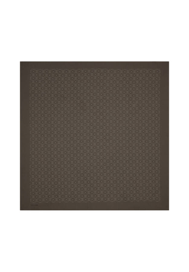 Kahverengi 100X100 Elegans Eşarp - 2