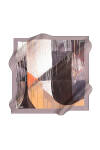 Geometrik Desenli 90X90 İpek Tivil 
