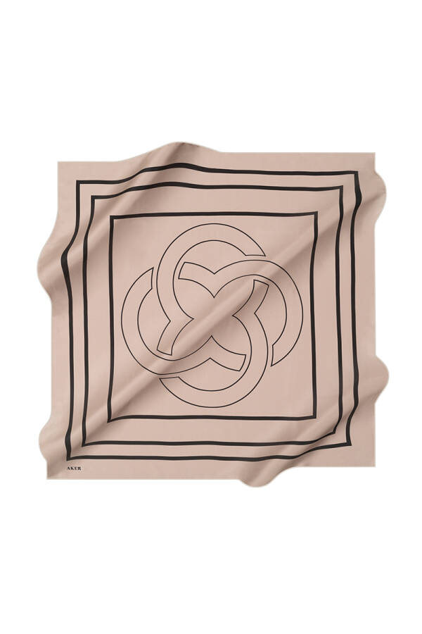 Renkli 90X90 İpek Krep Saten - 1