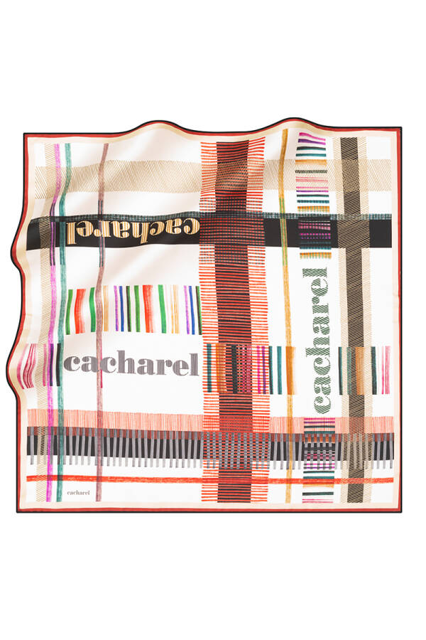 Geometrik Desenli 90X90 Cacharel Tivil - Cacharel