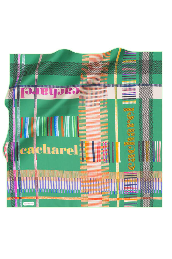 Geometrik Desenli 90X90 Cacharel Tivil - Cacharel