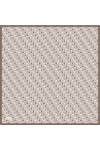 Kahverengi 90X90 İpek Twill Eşarp 