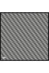 Siyah 90X90 İpek Twill Eşarp 
