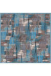 Mavi 90X90 İpek Twill Eşarp 