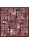 Bordo 90X90 İpek Twill Eşarp 