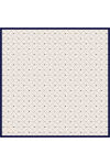 Krem 90X90 İpek Krep Saten Eşarp 