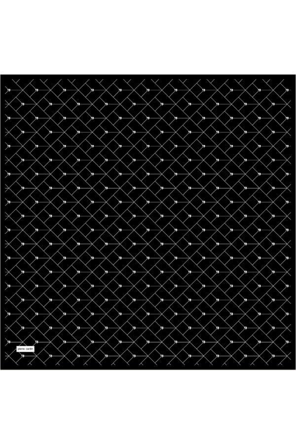 Ekru 90X90 İpek Krep Saten Eşarp - 1