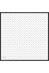 Beyaz 90X90 İpek Krep Saten Eşarp - 1