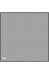 Gri 90X90 İpek Krep Saten Eşarp 