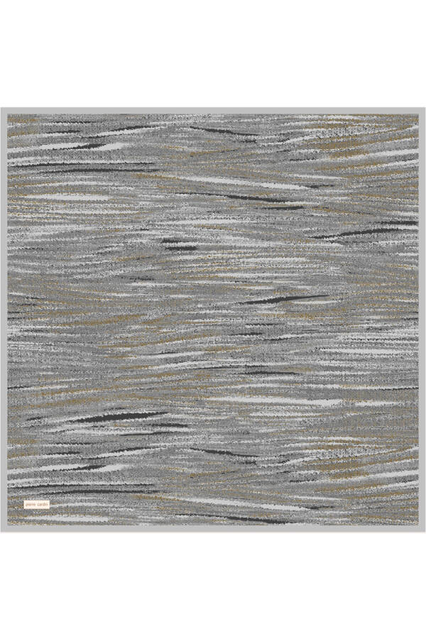 Renkli 90X90 İpek Krep Saten Eşarp - 1