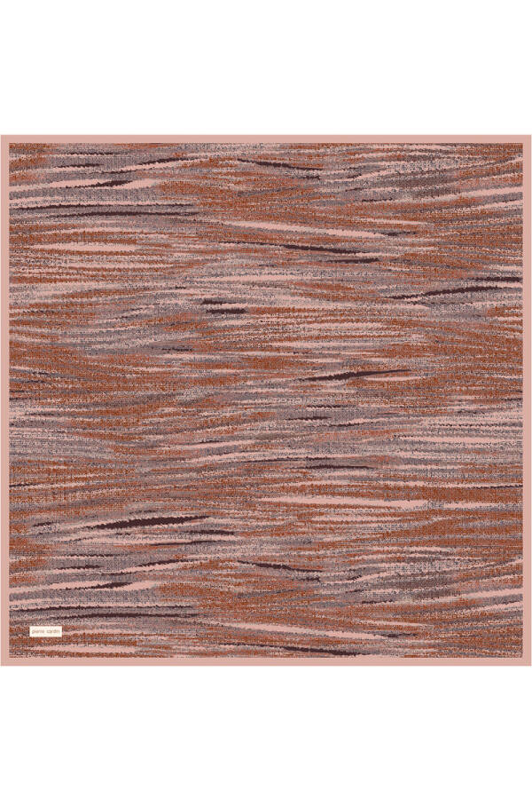 Somon 90X90 İpek Krep Saten Eşarp - 1