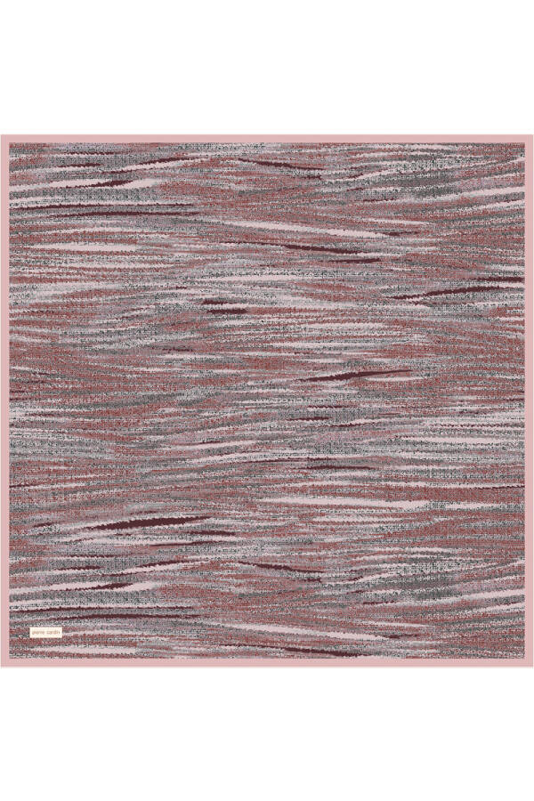 Pembe 90X90 İpek Twill Eşarp - Pierre Cardin