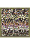 Yeşil İpek Twill Eşarp - 1
