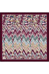 Bordo İpek Twill Eşarp 