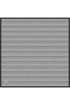 Siyah Logo Desenli İpek Twill Eşarp 