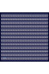 Lacivert Logo Desenli İpek Twill Eşarp 