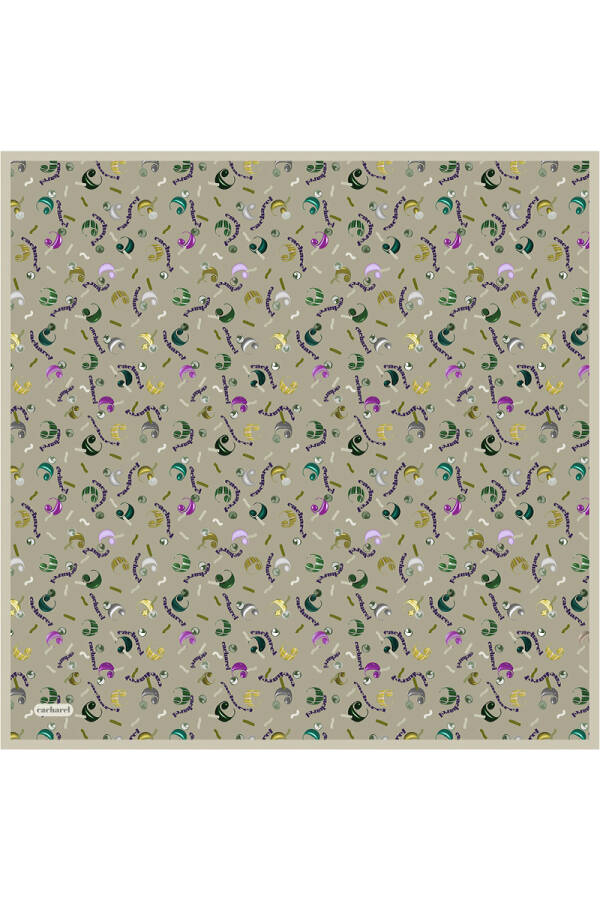 Vizon İpek Twill Eşarp - 1