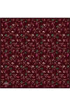 Bordo İpek Twill Eşarp 