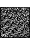Siyah İpek Twill Eşarp - 1
