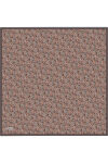 Kahverengi İpek Twill Eşarp 