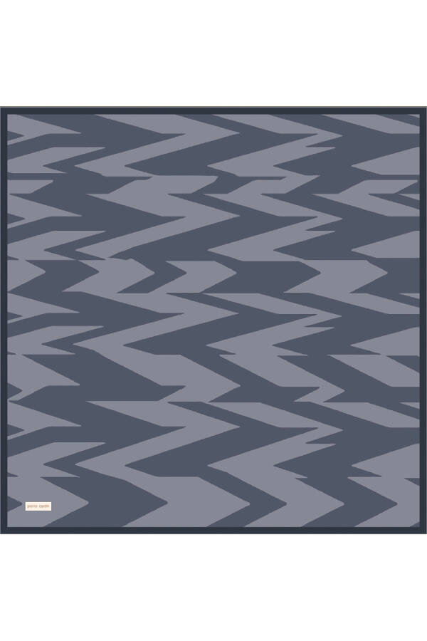Renkli 90X90 İpek Twill Eşarp - Pierre Cardin