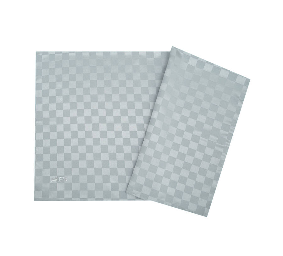 Gri 70X190 Dama Şal - 1